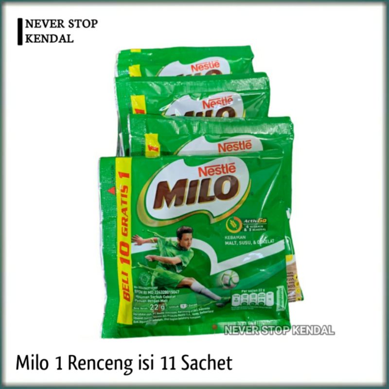 

Milo Aktif Go 1 Renceng isi 11 Sachet