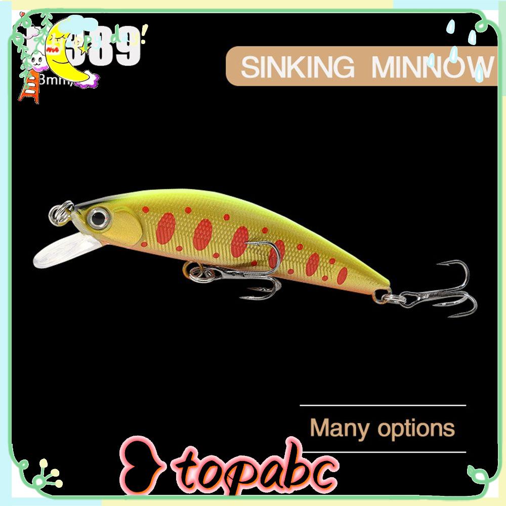 Top Japan Umpan Ikan Kecil Tenggelam 63mm 8g Tackle Umpan Minnow Bermanfaat