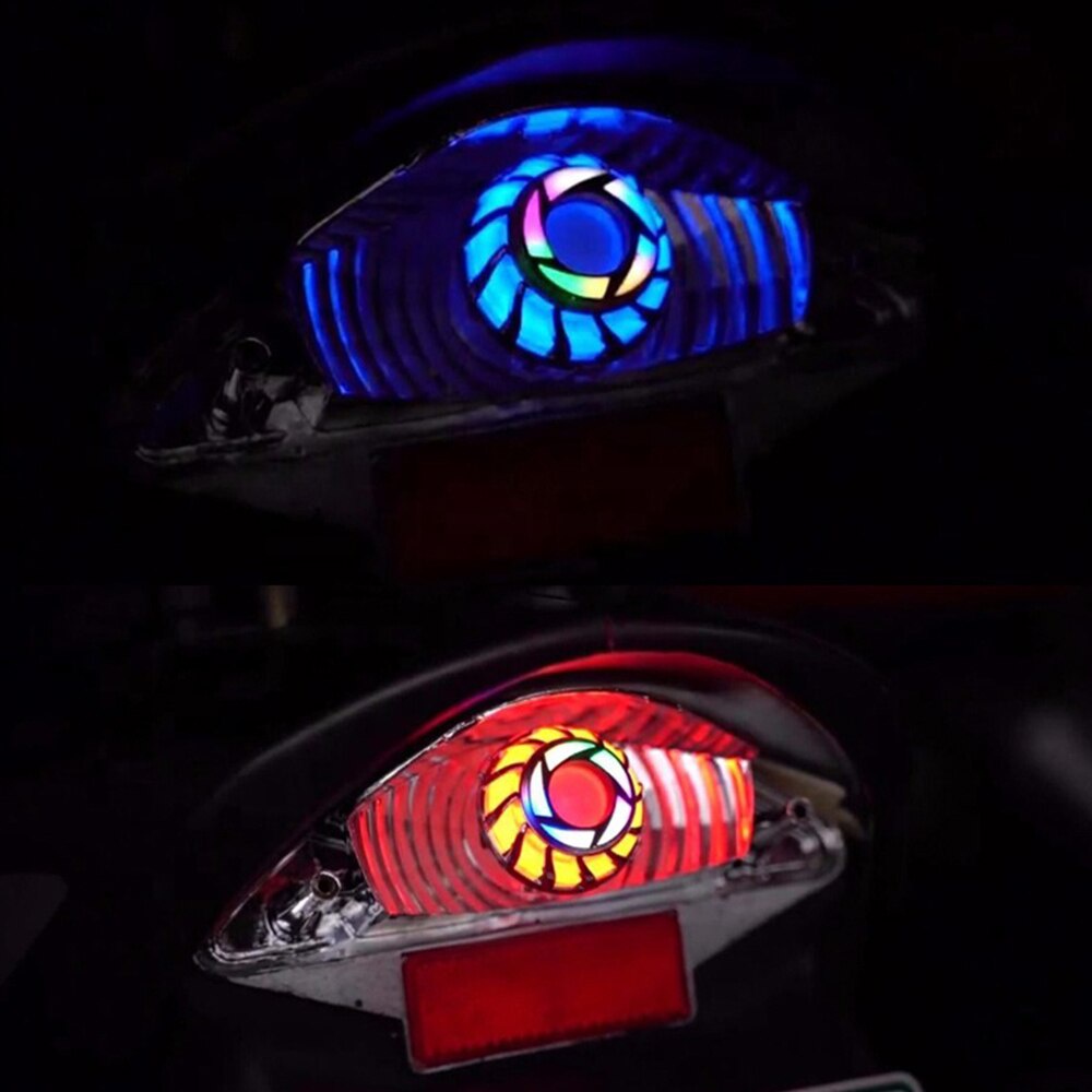 Lampu Rem Projie Stoplamp Bayonet Angel Eyes LED Strobo 2 Kaki 1157