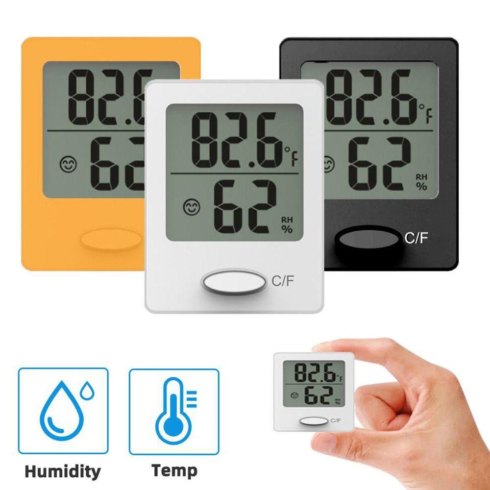 POPULAR Populer Thermo-Hygrometer Digital Rumah Weather Station Indoor Sensor Suhu