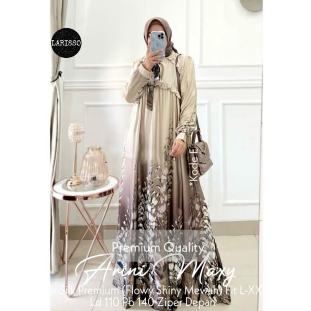Arini Maxy Matt Dior Silk Premium / Gamis