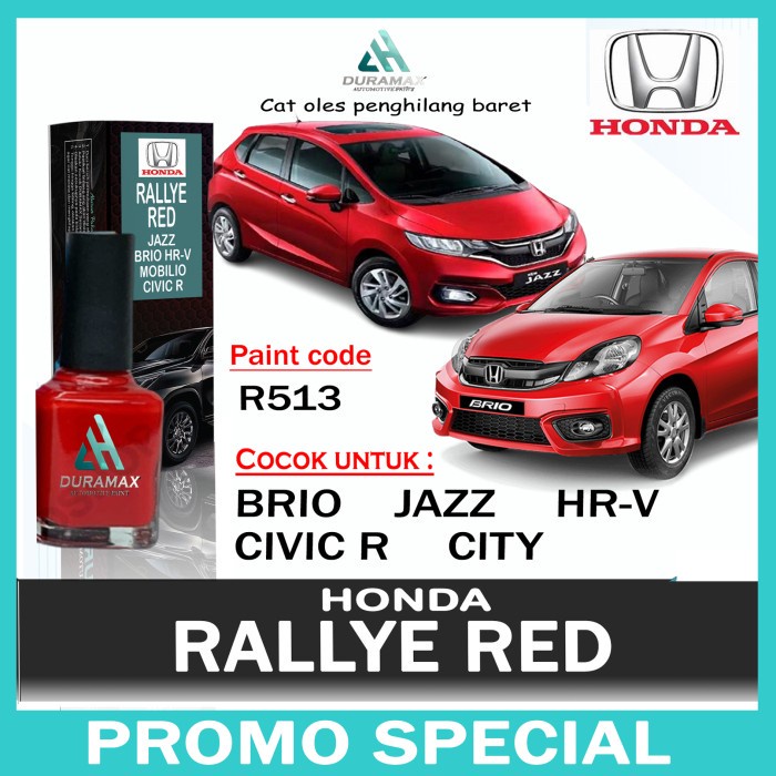 Cat Oles Mobil Rallye Red - Honda Brio, Jazz, HRV - BRIO