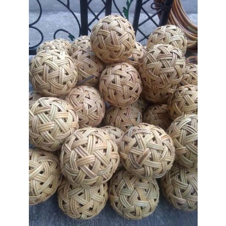 {PJW.21De22м} Bola Takraw Rotan Asli murah