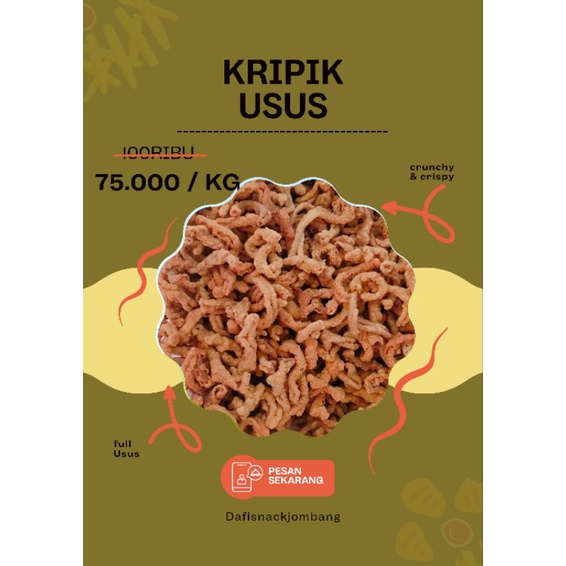 

Kripik Usus