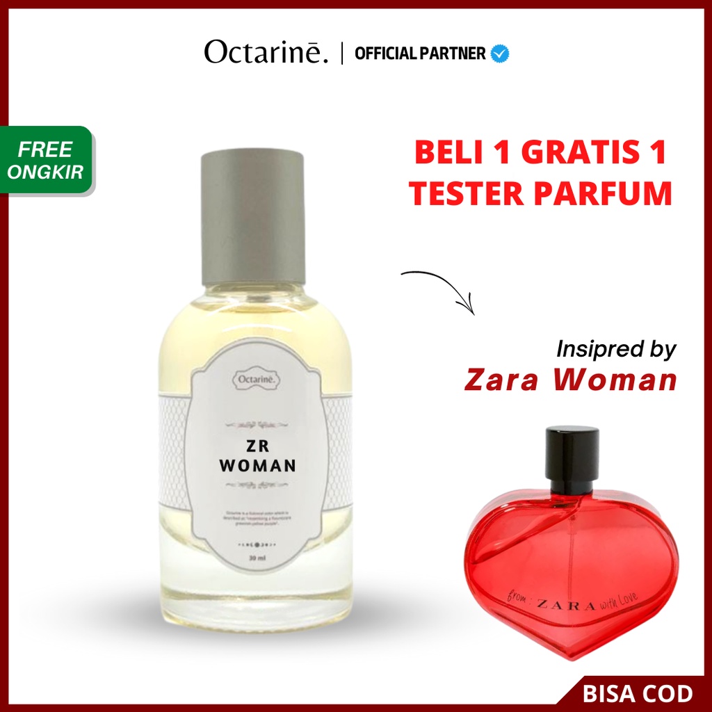 Parfum Wanita Tahan Lama Aroma Mewah Sexy by Octarine - Inspired by ZR Woman | Parfume Farfum Perfume Minyak Wangi Cewek Cowok Murah Original