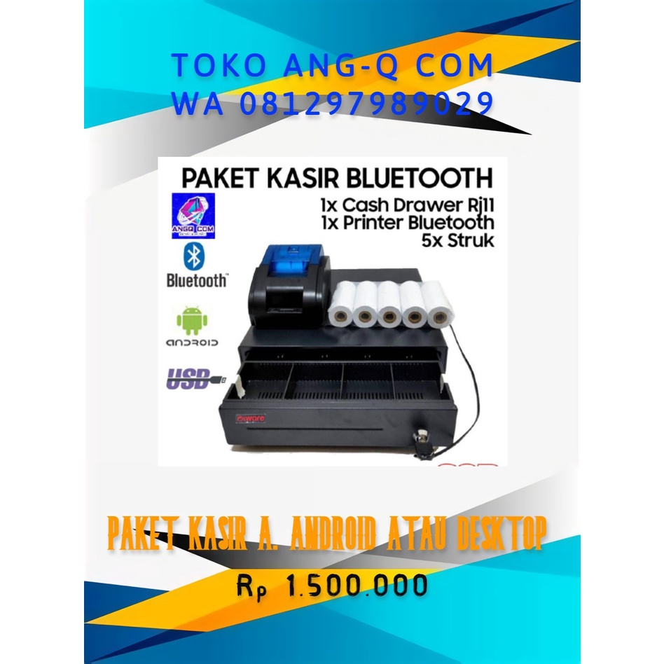 PAKET MESIN KASIR ANDROID [ APLIKASI KASIR PILIHAN ]
