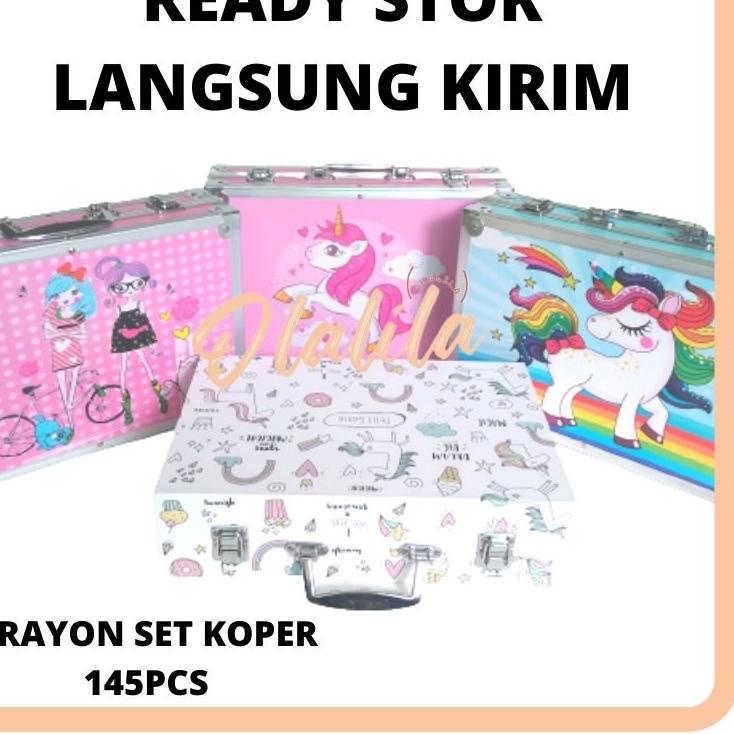 

Update Sekarang Crayon Set Koper Premium Lengkap Komplit Besar Mewah 145 pcs New Model crayon souvenir hadiah ulang tahun lebaran