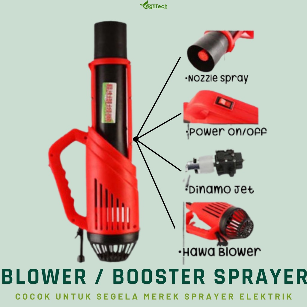BOOSTER BLOWER MSA ELECTRIC SPRAYER SEMPROT KABUT DESINFEKTAN