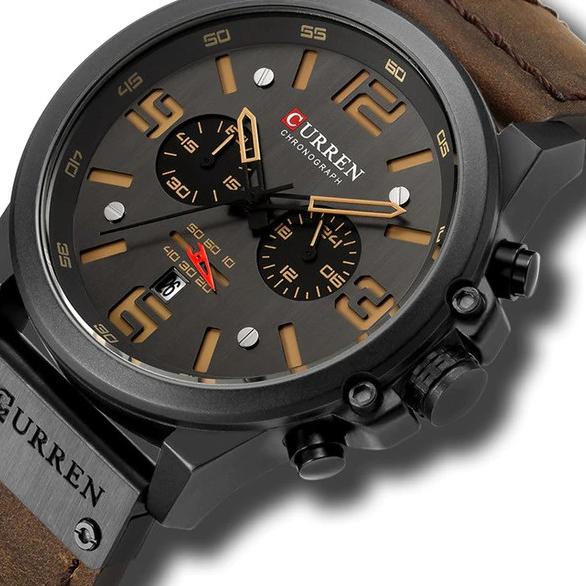 Jam Tangan Pria / Curren / 8314 Date / Jam Tangan Kulit Curren Original • PKL.10De22ѕ