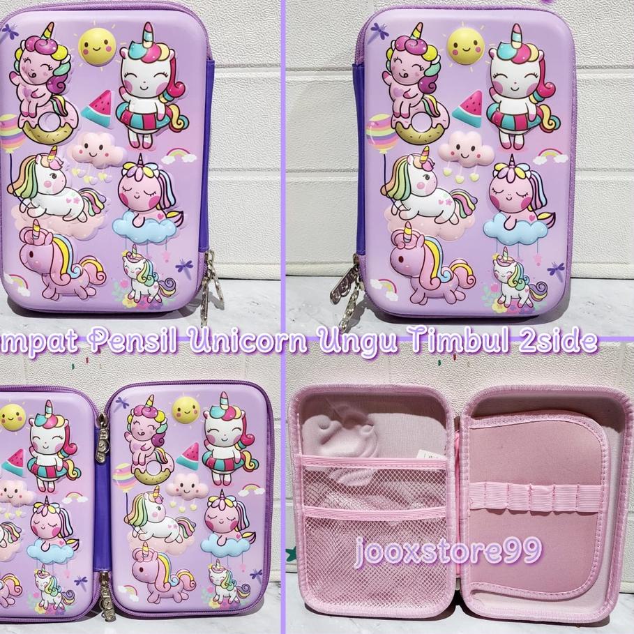 

Flash Sale - Tempat pensil Anak Unicorn Timbul 3D Karakter Pencil Case Unicorn Kotak Pensil ✔