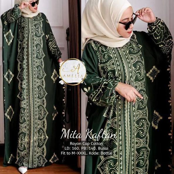 KRA.21De22ᶻ ▫ GAMIS KAFTAN2022 SEZENA DRESS WANITA PANJANG KEKINIAN ORIGINAL MEWAH JUMBO BATIK KONDA