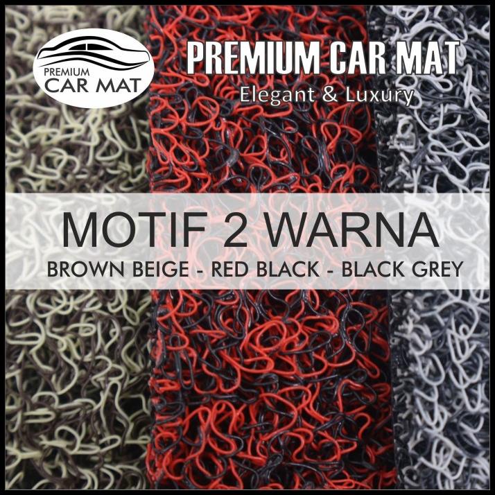 Karpet Lantai Mie / Karpet Mobil Motor Mie Meteran Motif 2 Warna