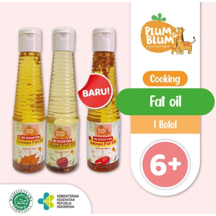 

Plum & Blum Chicken Beef Salmon Oil / Minyak Mpasi BB Booster 140ml