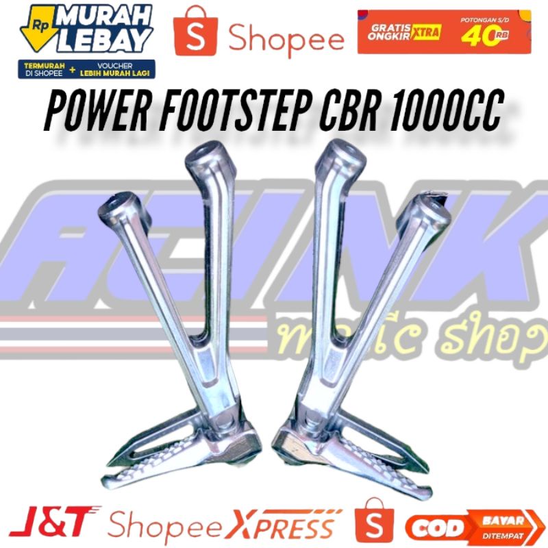 FOOTSTEP STEP POWER CBR1000 CC SET DUDUKAN KENALPOT STEP CBR