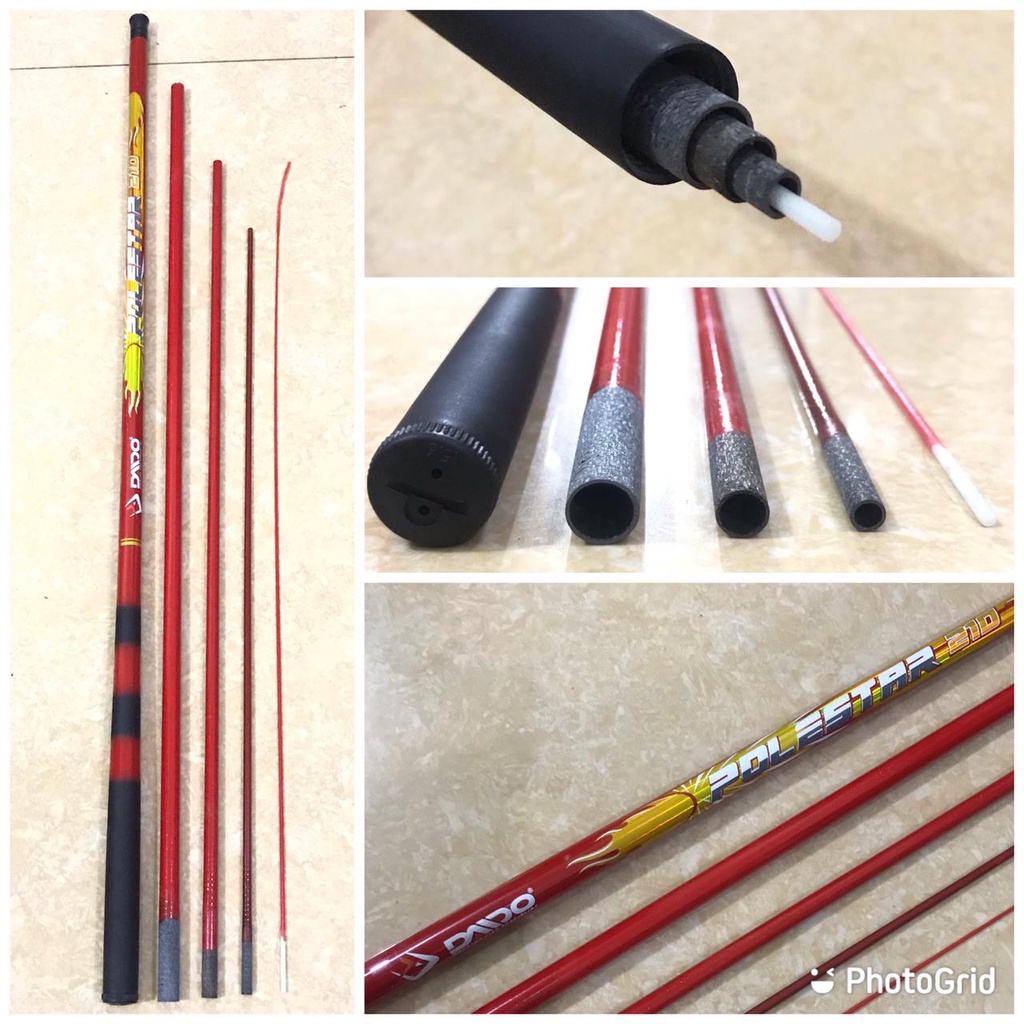 Joran Tegek Daido Polestar Panjang 210 cm Action Lentur Material Fiber