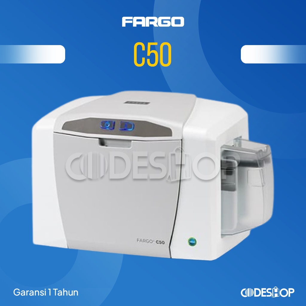 Printer ID Card Fargo DTC C50 Single Side 300 DPI USB