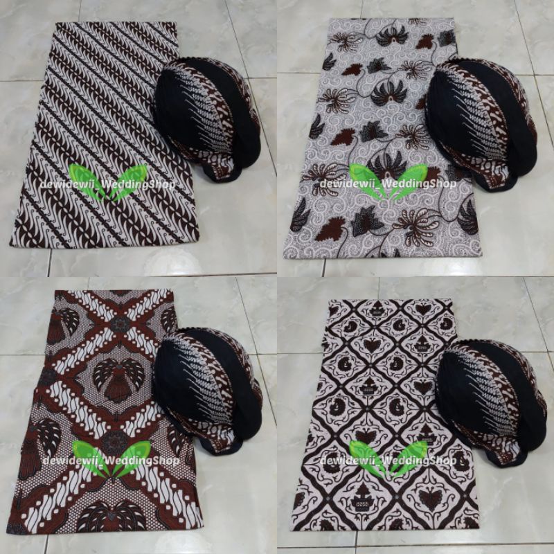 [1set] Jarik Instan + Blangkon Jogja Kumitir