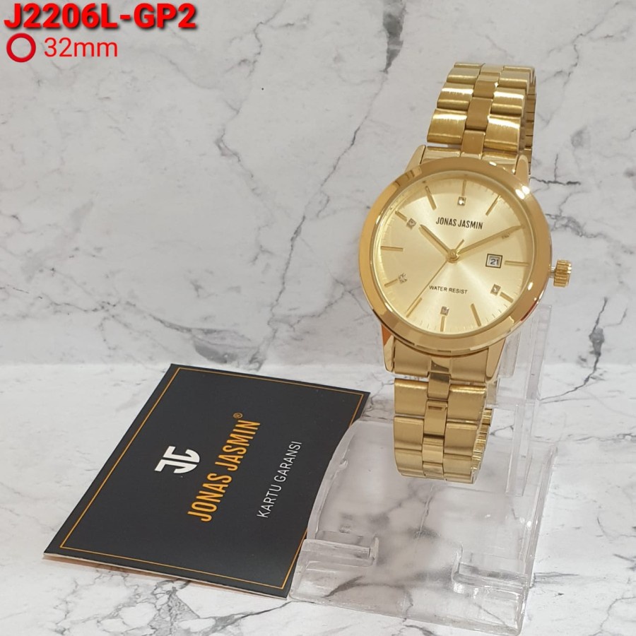 JAM TANGAN WANITA Jonas Jasmin 2206 JJ-2206L GP-2 Original Murah
