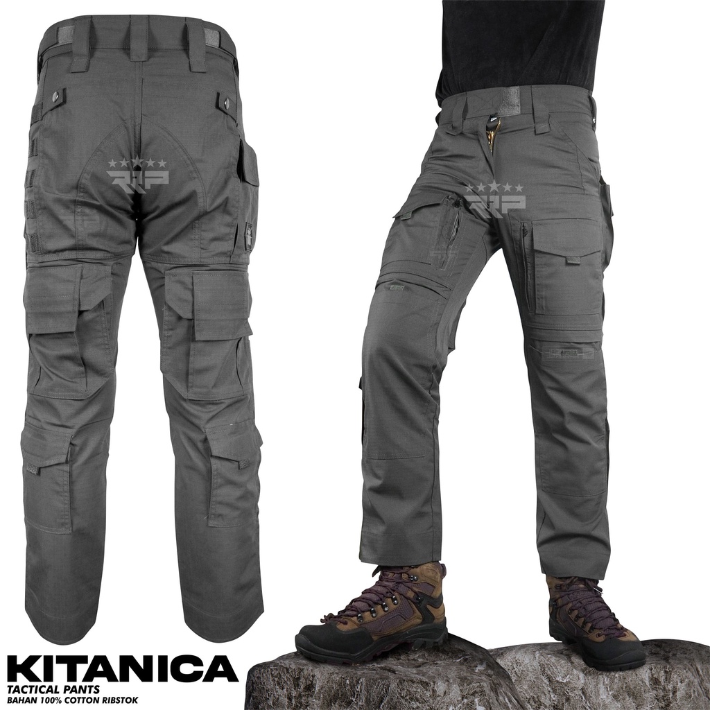 CELANA TACTICAL KITANICA CARGO PANJANG OUTDOOR BAHAN RIBSTOP