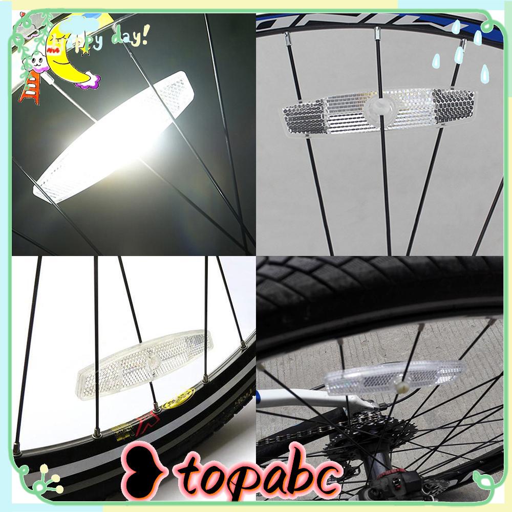 Top 2pcs Sepeda Spoke Reflektor Keren Bersepeda Aksesoris Sepeda Roda Reflektif