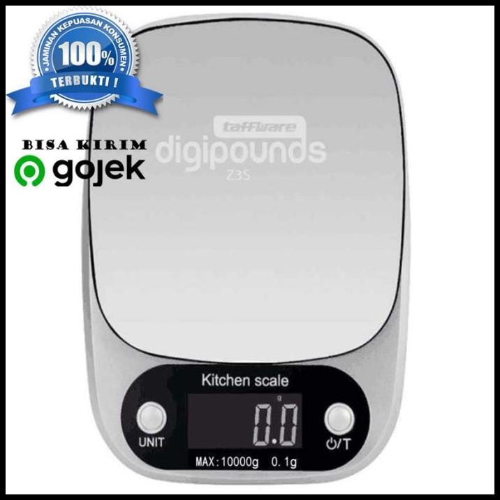 

Taffware Digipounds Timbangan Dapur Digital Kitchen Scale 10Kg 1G Z3S