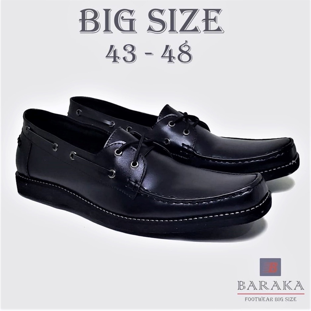 Sepatu Formal Pria BIG SIZE 43 44 45 46 47 48 Loafers Kerja Bisnis /Pesta Wedding Original EL-BARRA