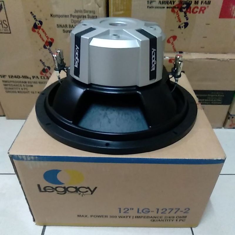 SPEAKER SUBWOOFER LEGACY 12" LG-1277-2 ACR LEGACY DOUBLE COIL