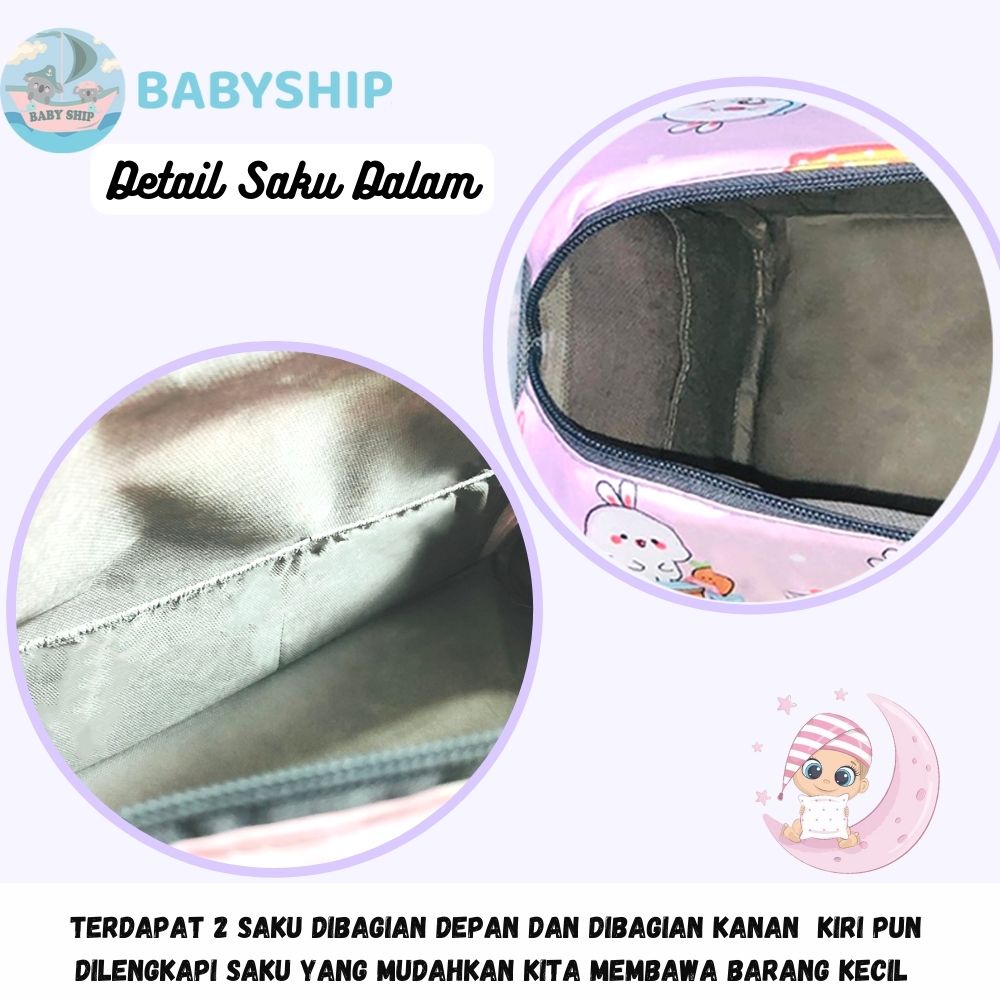 Tas  Bayi Multifungsi / Tas Perlengkapan Bayi / Diaper Bag Ukuran Medium [ Merk BabyShip ]