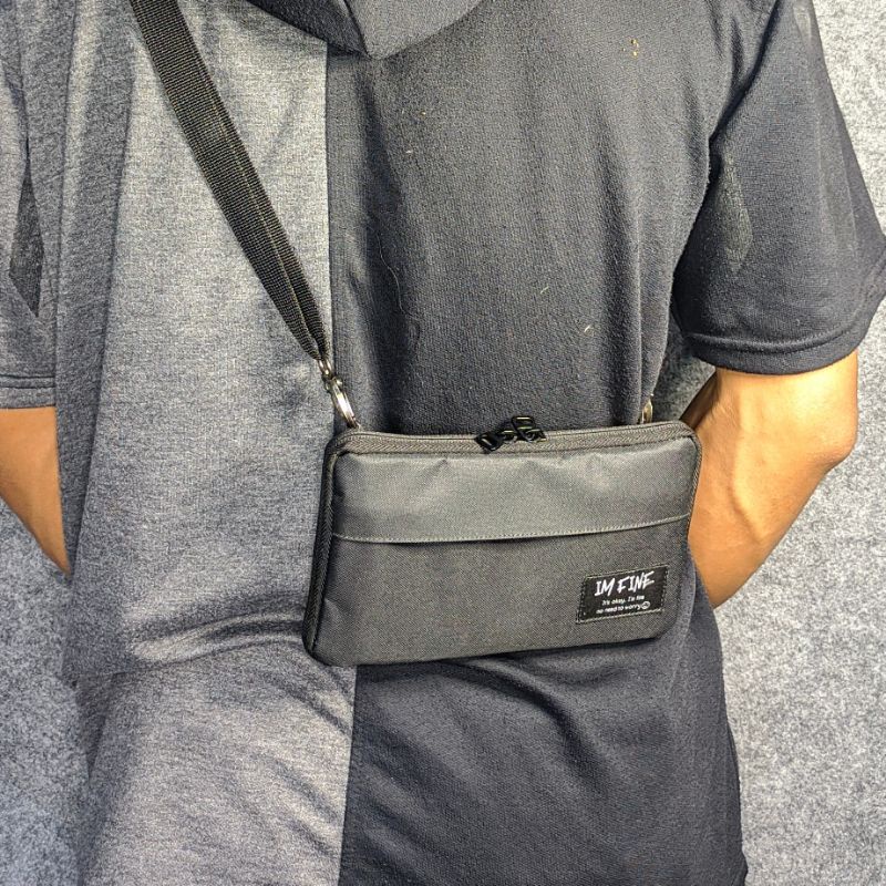 Pouch Wallet - Tas Dompet - Clutch Bag - Hand Bag - Sling Bag - Tas HP - Real Pict