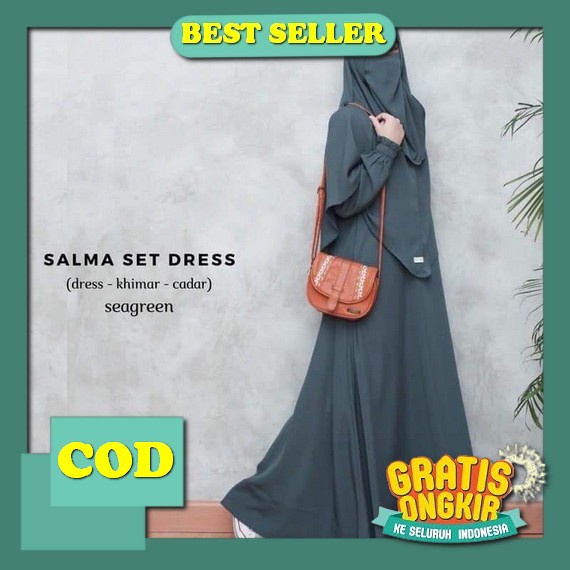 Lauraa Dress / Gamis Ceruty Baby Doll Full Furring Motif Renda Premium / Gamis Lebaran 2023 Model Ga