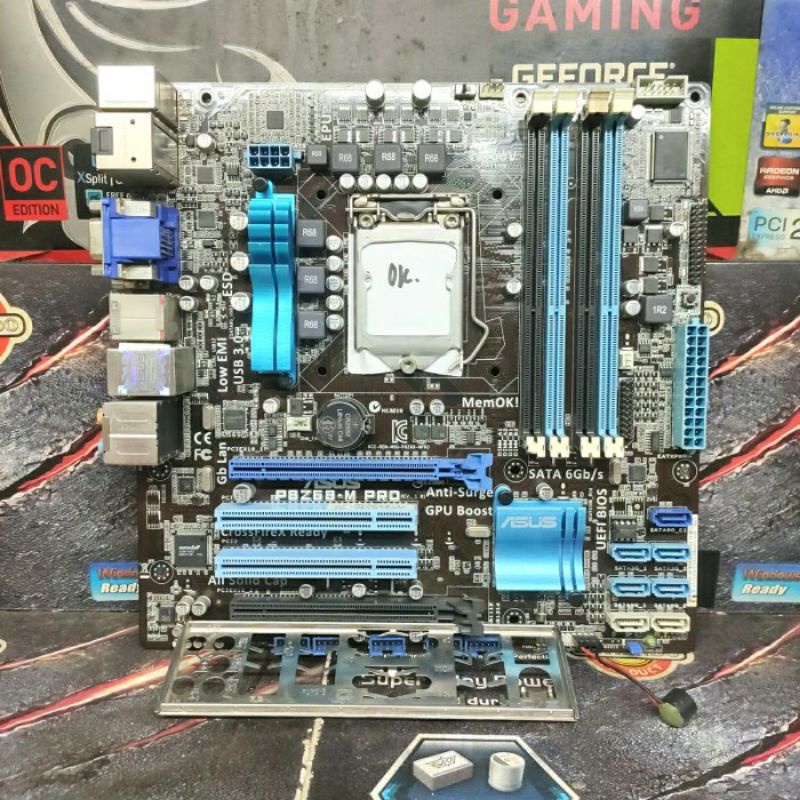 Motherboard Intel Asus P8Z68-M Pro Socket LGA 1155 DDr3