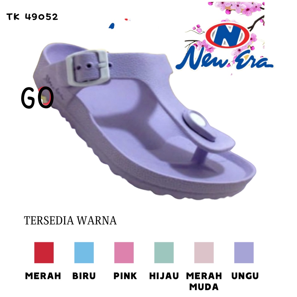 gof NEW ERA TK 49052 Sandal Japit VIRAL Wanita Sandal Wedgest MURAH Berkualitas