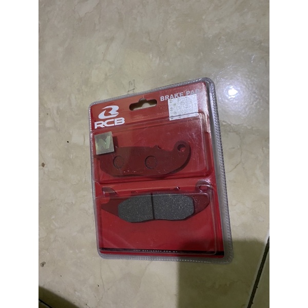 kampas rem rcb 2 piston posisi kiri