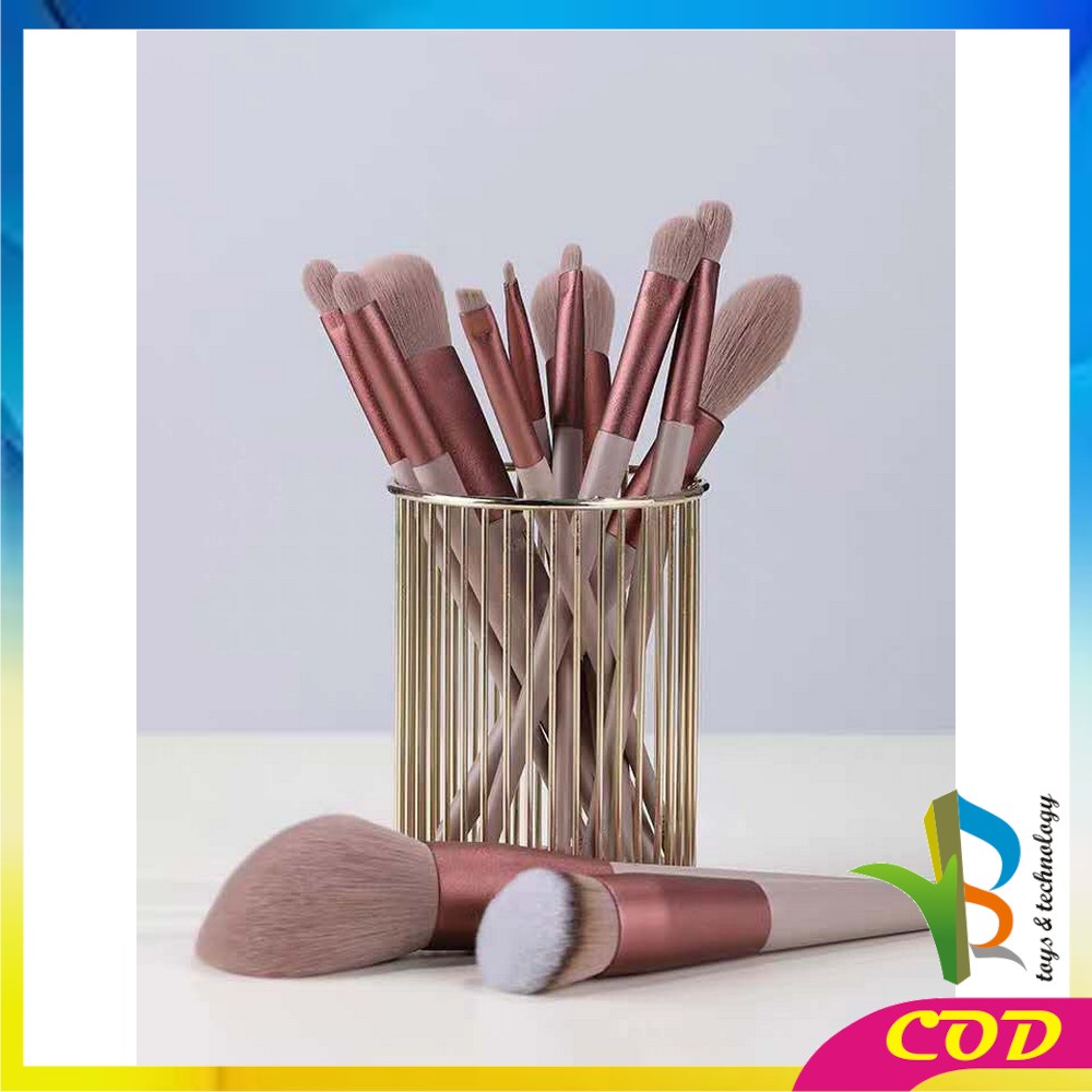 RB-K95 Brush Make Up Set 13PCS Dengan Tas Portable / Kuas Make Up Cosmetic Foundation Blusher Highlighter / Beauty Brush Set