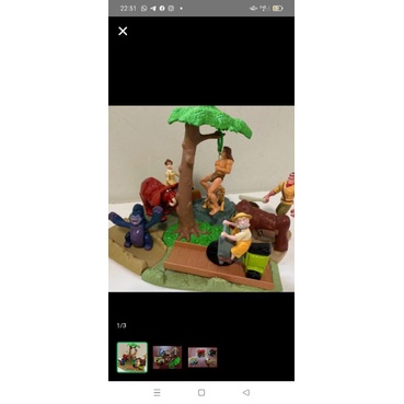 McD Happy Meal Tarzan 1999 Complete Set of 8 Like New