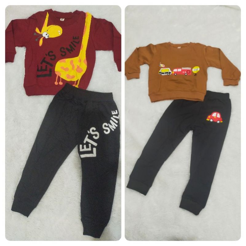 setelan sweater by SHEIN/set sweater cowo impor 90-130