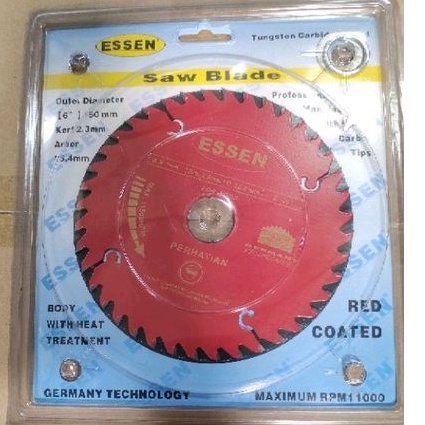 mata circular Saw TCT 6" x 40T ESSEN