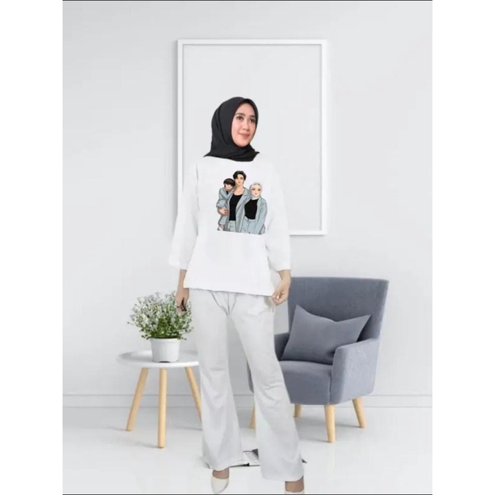 ONESET WANITA TRENDY 01 XL XXL STELAN TUNIK OVERSIZE