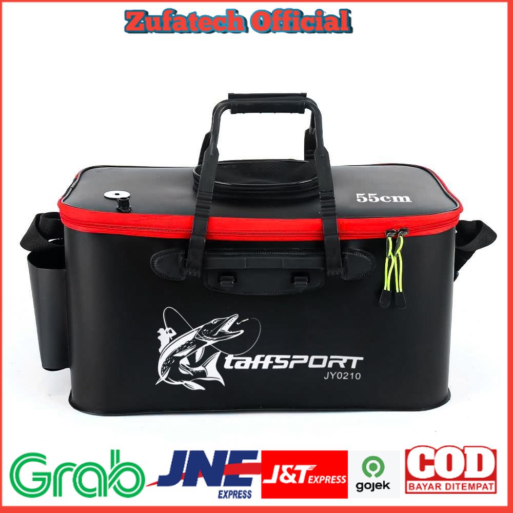 TaffSPORT Tas Perlengkapan Memancing Portable Fishing Bucket Camping Water Container 60/55/49/40Cm