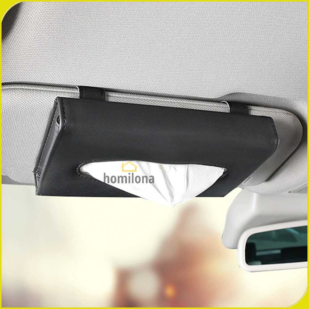 Vorcool Tempat Tisu Mobil Car Sun Visor Hanging Tissue Organizer Case - EA311