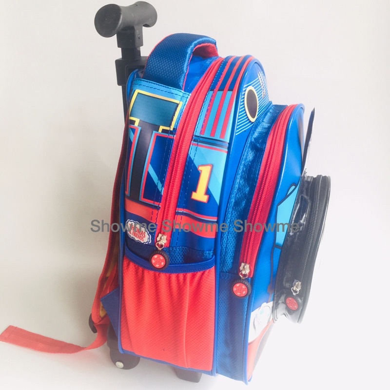 SHOWME TROLI - TROLY TAS DORONG ANAK SEKOLAH 3D KUALITAS PREMIUM LOCO THOMAS FRIENDS