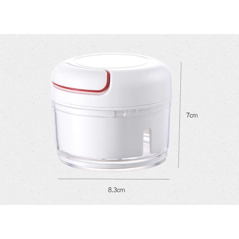 Blender Mini Food Chopper Tarik Tangan Manual Penghalus Bumbu ⭐ Super8 ⭐
