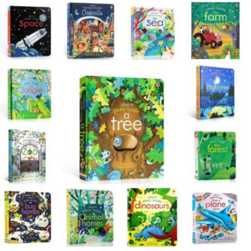 USBORNE PEEP INSIDE STORY BOOK BUKU CERITA USBORNE PEEP INSIDE