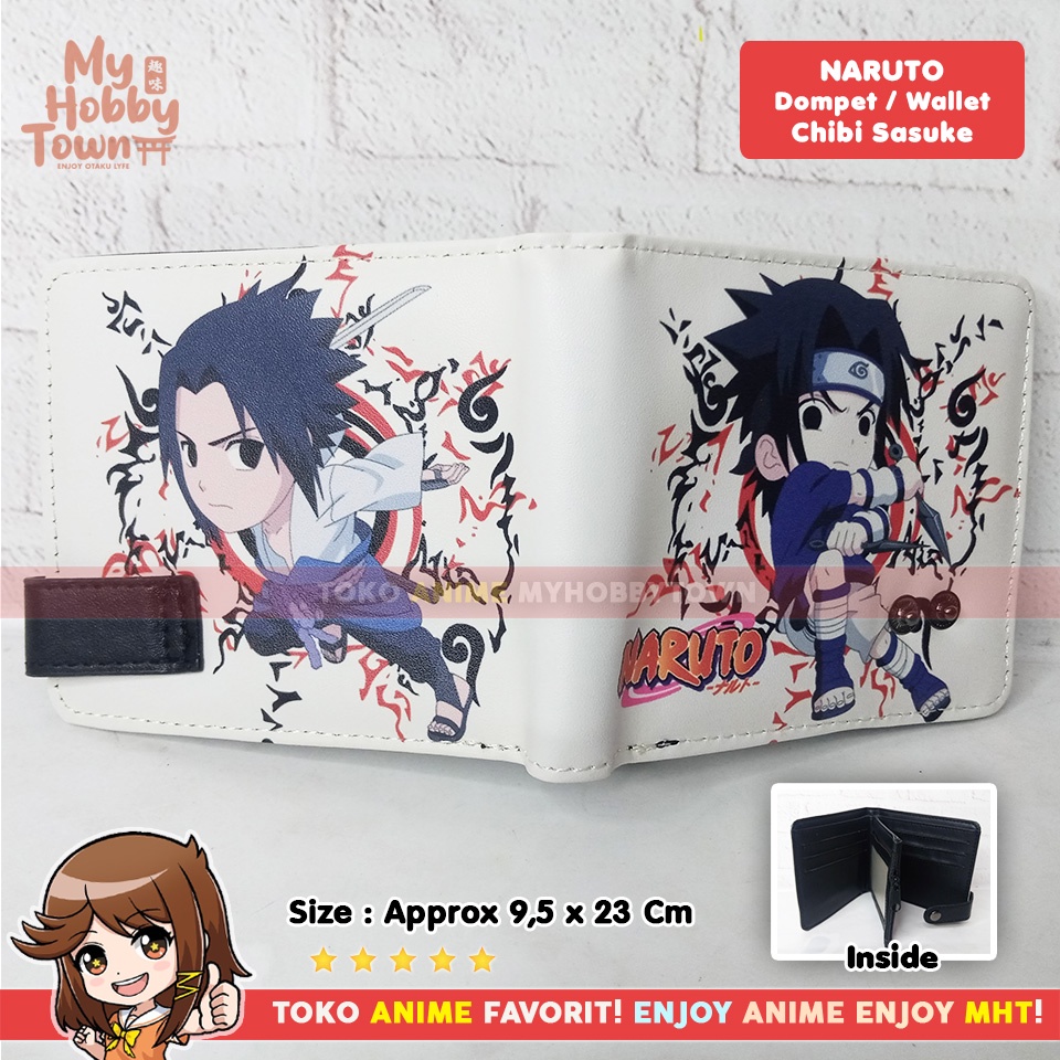 Dompet Anime Naruto Uchiha Sasuke Chibi