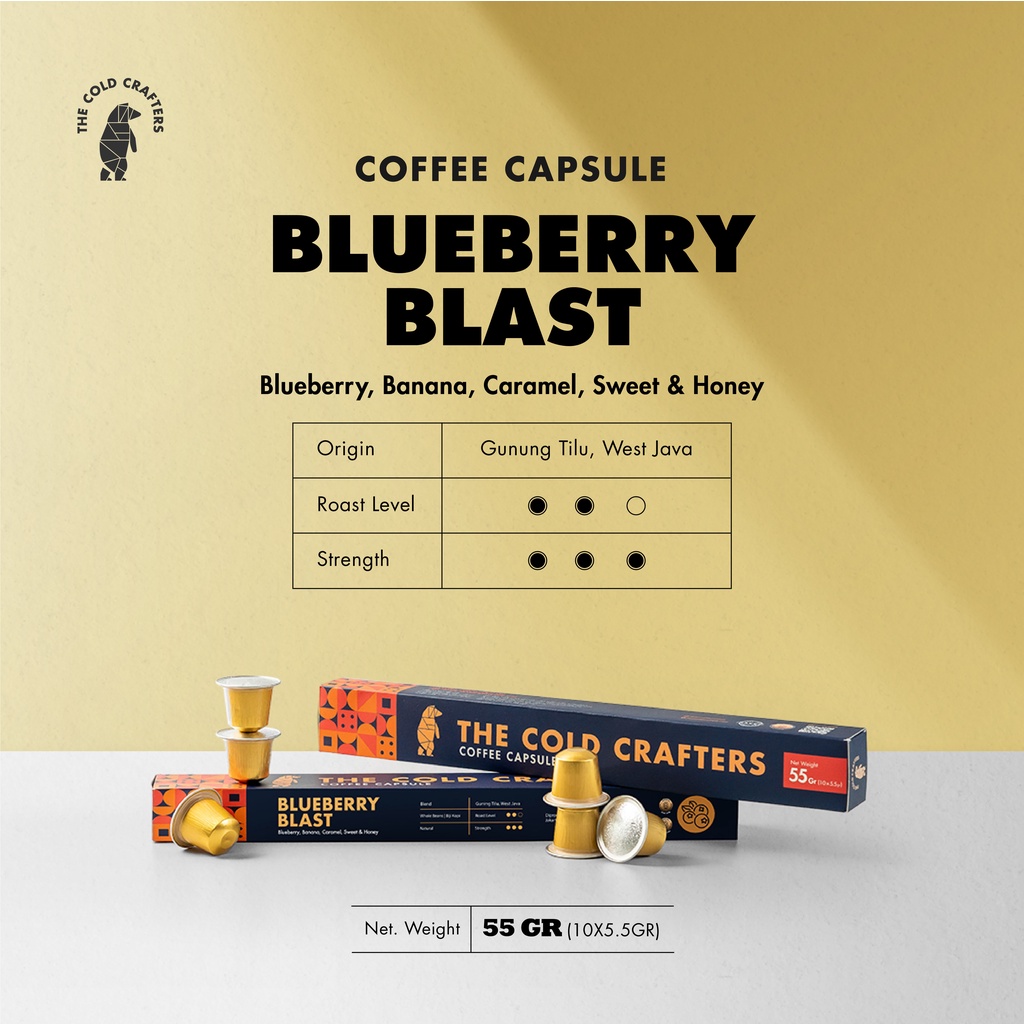 

Coffee Capsule / Kapsul Kopi - Blueberry Blast Nespresso Compatible