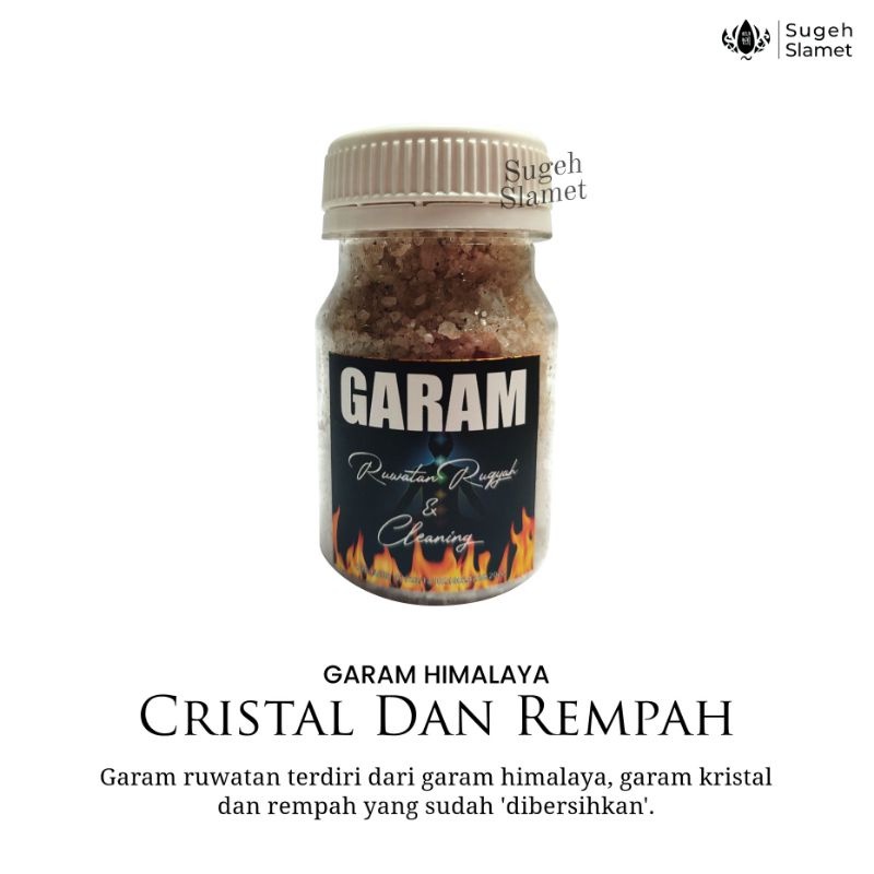 

ready stok Garam Himalaya Cristal Claning Rempah Ruwatan Tradisional
