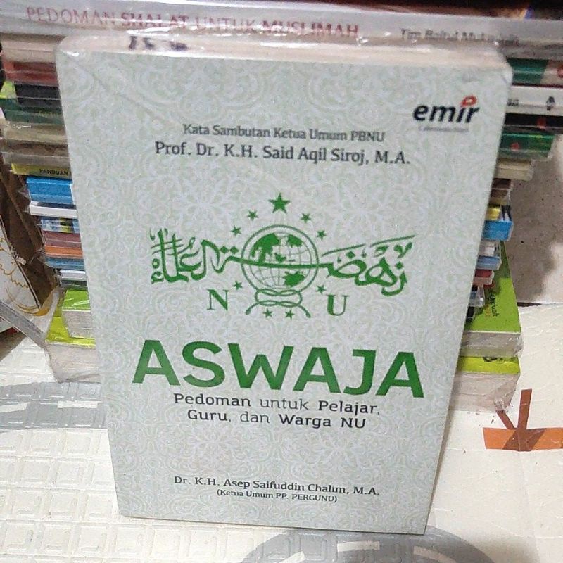 original buku Aswaja pedoman untuk pelajar,guru dan warga nu