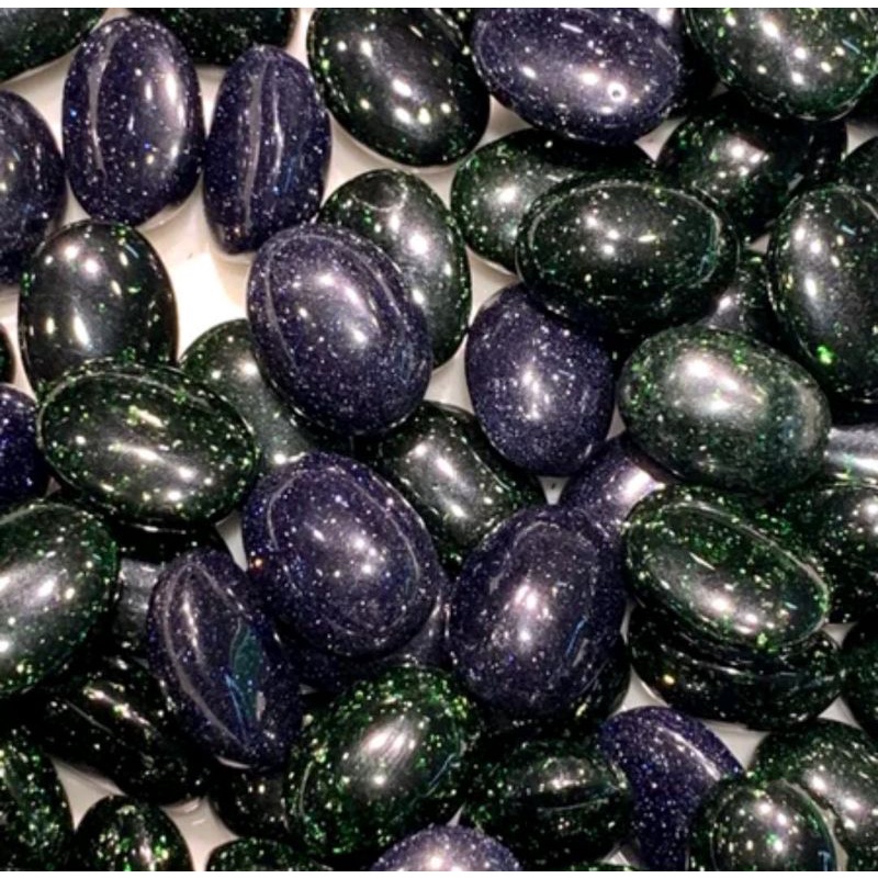 Batu Pasir Mas Intan Hijau dan Biru 12x16