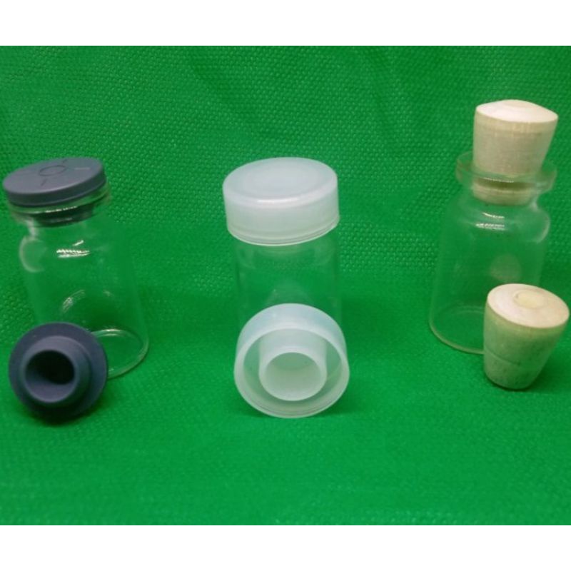 BOTOL VIAL 5ML||BOTOL KACA TUTUP KARET||BOTOL KACA TUTUP PLASTIK DONAT||BOTOL KACA TUTUP KAYU