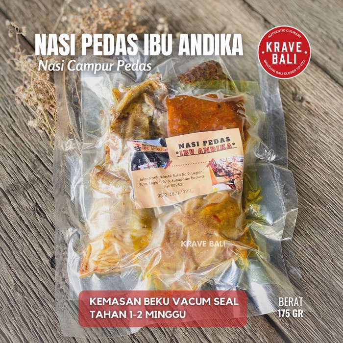 

Nasi Campur Pedas Ibu Andika Makanan Khas Bali Asli 175 Gr Txs0X-86